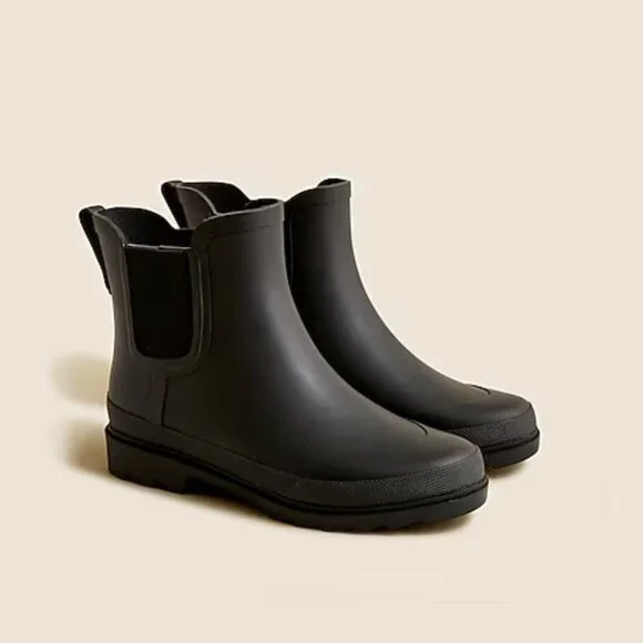 J.Crew Short Lug-Sole Rain Boots 7 - Picture 1 of 7